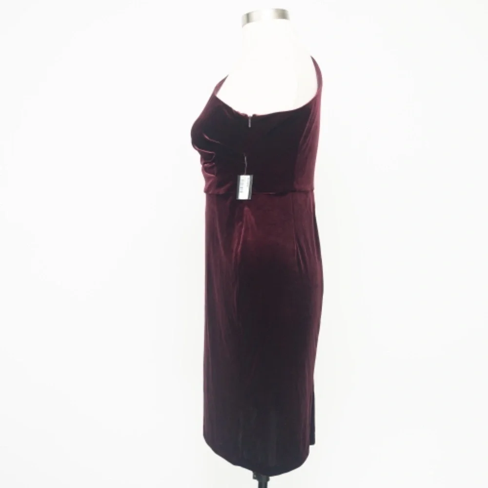 Alex &‎ Eve. One shoulder sheath dress.